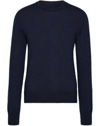 Maison Margiela - Elbow Patch Wool Sweater - Lyst