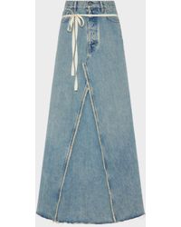 Maison Margiela - Denim Maxi Skirt - Lyst