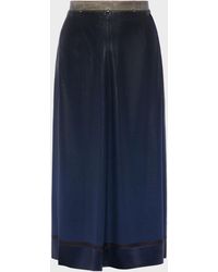 Maison Margiela - Foil-Treated Midi Skirt - Lyst