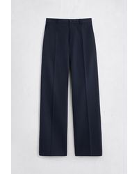Maison Margiela - Pleated Wool Tailored Trousers - Lyst