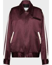 Maison Margiela - Satin Bomber Jacket - Lyst
