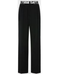 Maison Margiela - Taped Wool Trousers - Lyst
