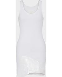Maison Margiela - Taped Rib Mini Dress - Lyst
