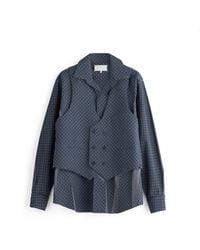 Maison Margiela - Assemblage Silk Print Shirt - Lyst