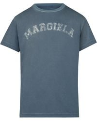 Maison Margiela - Logo Cotton Jersey T-Shirt - Lyst