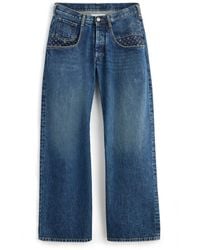 Maison Margiela - Stone Bleached Denim Jeans - Lyst