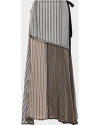 Maison Margiela - Patchwork Long Skirt - Lyst