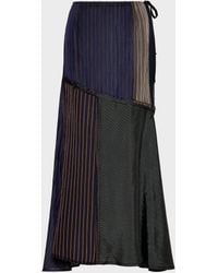 Maison Margiela - Patchwork Long Skirt - Lyst