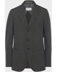 Maison Margiela - Cotton Silk Jacket - Lyst
