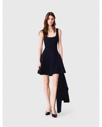 Maje - Short Jacquard Skater Dress - Lyst