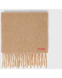 Maje - Wool And Alpaca Blend Scarf - Lyst