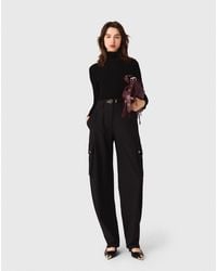 Maje - Second-Skin Sweater With A High Neck - Lyst