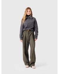 Maje - Pull À Col Zippé En Yack - Lyst