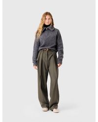 Maje - Yak-Pullover Mit Zip-Kragen - Lyst