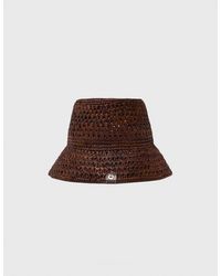 Maje - Colourful Natural Raffia Bucket Hat - Lyst
