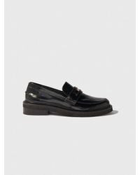 Maje - Mocassins En Cuir - Lyst