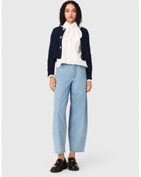 Maje - Jewelled Bow-Button Cardigan - Lyst
