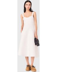 Maje - Long Knit Skater Dress - Lyst