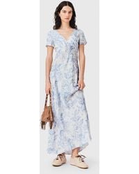 Maje - Flowing Patterned Maxi Dress - Lyst