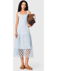 Maje - Crochet Dress With Removable Lining - Lyst