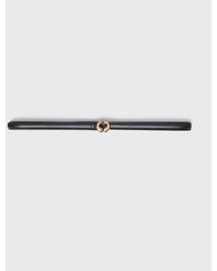 Maje - Slim Leather Belt - Lyst