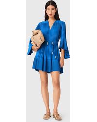 Maje - Short Pleated Dress - Lyst