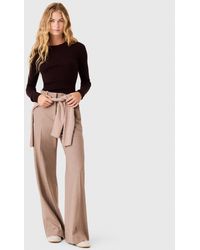 Maje - Second-Skin Round Neck Jumper - Lyst
