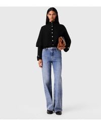 Maje - Cape-Effect Cardigan - Lyst