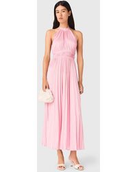 Maje - Pleated Maxi Dress - Lyst