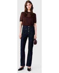Maje - Denim Jeans With Pockets - Lyst