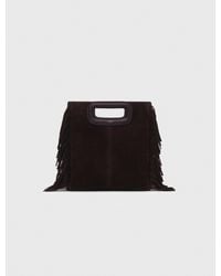 Maje - Sac M En Cuir Suède - Lyst
