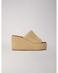 Maje - Mules Mit Plateausohle - Lyst