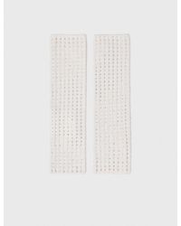 Maje - Wool And Rhinestone Mittens - Lyst