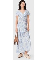 Maje - Flowing Patterned Maxi Dress - Lyst