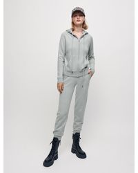 Maje Cashmere Tracksuit Trousers - Grey