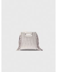 Maje - Metallic Quilted Leather M Mini Bag - Lyst
