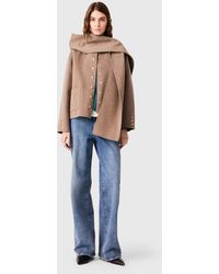 Maje - Short Double-Faced Coat - Lyst
