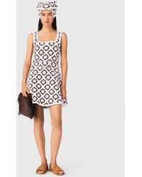 Maje - Floral Crochet Dress - Lyst