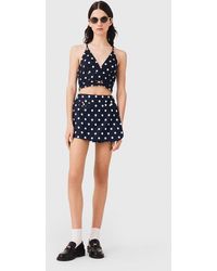 Maje - Linen Blend Skort - Lyst