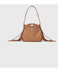 Maje - Miss M Micro Stitched Leather Bag - Lyst