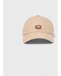 Maje - Casquette À Logo En Mix De Lin - Lyst