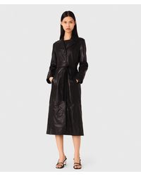 Maje - Langer Ledermantel - Lyst