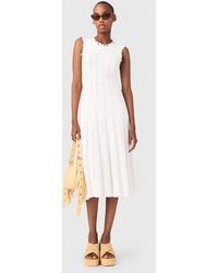 Maje - Knit Dress With Jewellery - Lyst