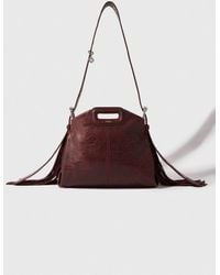 Maje - Sac Miss M Mini En Cuir Craquelé - Lyst