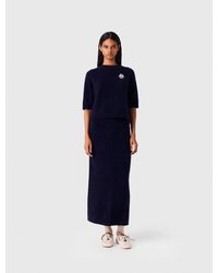 Maje - Sweater With Floral Brooch - Lyst