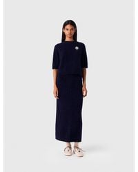 Maje - Sweater With Floral Brooch - Lyst