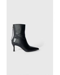 Maje - Leather Ankle Boots - Lyst