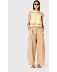 Maje - Crochet Rhinestone Top - Lyst