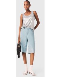 Maje - Metallic Vest Top - Lyst
