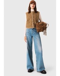 Maje - Doudoune Courte Sans Manches - Lyst